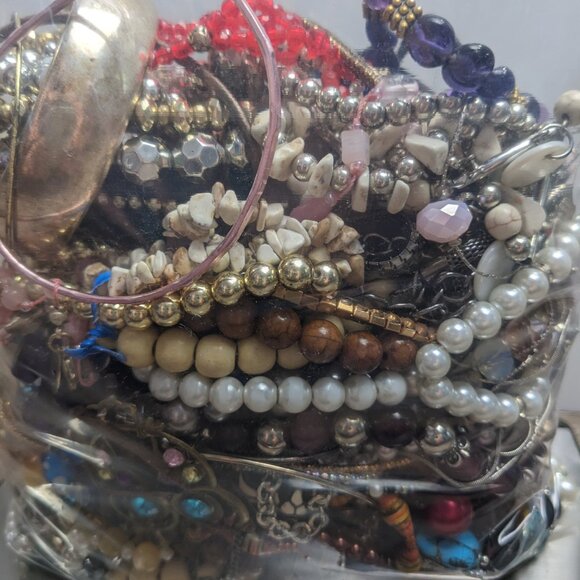 Jewelry Lot 4+ lbs 1125 Wearable Sellable Mystery Lot Free Shipping - Picture 4 of 6